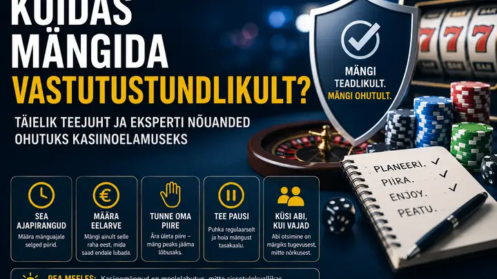 Kuidas mängida vastutustundlikult? Täielik teejuht ja eksperdi nõuanded ohutuks kasiinoelamuseks
